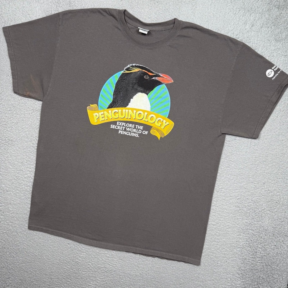 Vintage Y2K Penguinology Explore the Secret World of Penguins T-Shirt